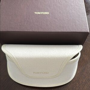 Tom Ford Cream Leather Case